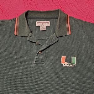 Boca Classics Miami Hurricanes Football Vintage Polo Size XL